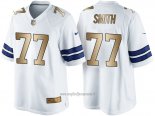 Maglia NFL Gold Game Dallas Cowboys Smith Bianco