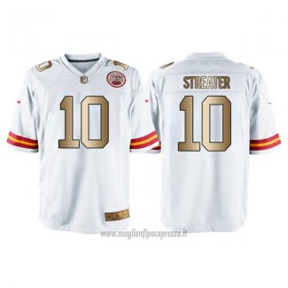 Maglia NFL Gold Game Kansas City Chiefs Streater Bianco