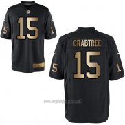 Maglia NFL Gold Game Las Vegas Raiders Crabtree Nero