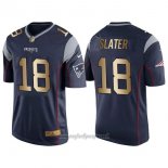 Maglia NFL Gold Game New England Patriots Slater Profundo Blu