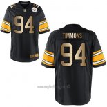 Maglia NFL Gold Game Pittsburgh Steelers Timmons Nero