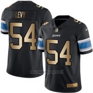 Maglia NFL Gold Legend Detroit Lions Levy Nero
