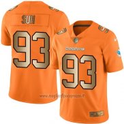 Maglia NFL Gold Legend Miami Dolphins Suh Arancione