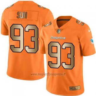 Maglia NFL Gold Legend Miami Dolphins Suh Arancione