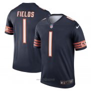Maglia NFL Legend Chicago Bears Justin Fields Blu