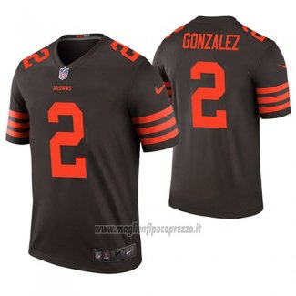 Maglia NFL Legend Cleveland Browns Zane Gonzalez Color Rush Marrone