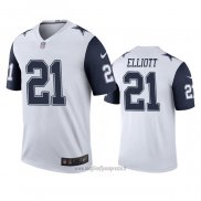Maglia NFL Legend Dallas Cowboys Men Ezekiel Elliott Bianco Color Rush