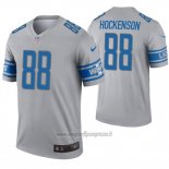 Maglia NFL Legend Detroit Lions 88 T.j. Hockenson Inverted Grigio