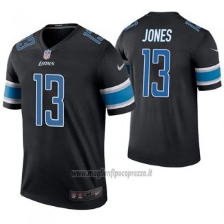 Maglia NFL Legend Detroit Lions T. J. Jones Nero Color Rush