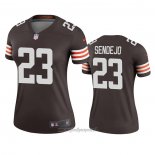 Maglia NFL Legend Donna Cleveland Browns Andrew Sendejo Marrone
