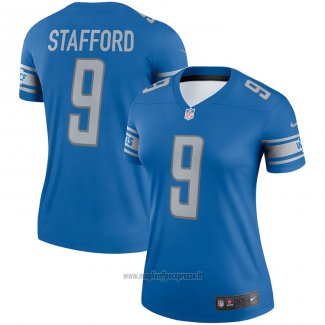 Maglia NFL Legend Donna Detroit Lions Matthew Stafford Blu