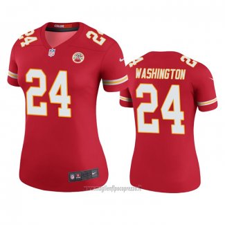 Maglia NFL Legend Donna Kansas City Chiefs Deandre Washington Rosso Color Rush