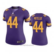 Maglia NFL Legend Donna Minnesota Vikings Josh Metellus Viola Color Rush