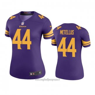 Maglia NFL Legend Donna Minnesota Vikings Josh Metellus Viola Color Rush