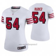 Maglia NFL Legend Donna San Francisco 49ers Fred Warner Bianco Color Rush