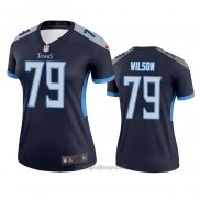 Maglia NFL Legend Donna Tennessee Titans Isaiah Wilson Blu