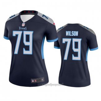 Maglia NFL Legend Donna Tennessee Titans Isaiah Wilson Blu