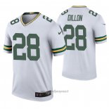 Maglia NFL Legend Green Bay Packers 28 Aj Dillon 2020 Bianco Color Rush