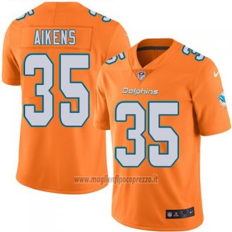 Maglia NFL Legend Miami Dolphins Aikens Arancione