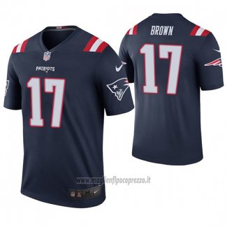 Maglia NFL Legend New England Patriots Antonio Brown Color Rush Blu