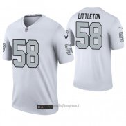 Maglia NFL Legend Oakland Raiders Cory Littleton Bianco Color Rush