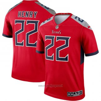 Maglia NFL Legend Tennessee Titans Derrick Henry Inverted Rosso