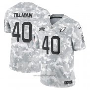 Maglia NFL Limited Arizona Cardinals Pat Tillman 2024 Salute To Service Retired Grigio
