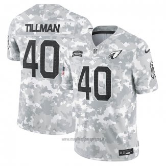 Maglia NFL Limited Arizona Cardinals Pat Tillman 2024 Salute To Service Retired Grigio