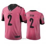 Maglia NFL Limited Atlanta Falcons Matt Ryan Citta Edition Rosa