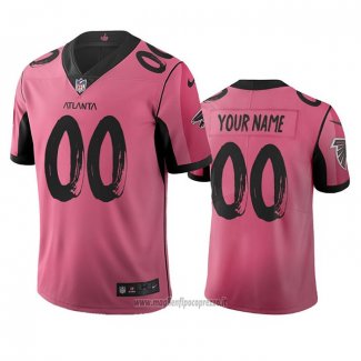 Maglia NFL Limited Atlanta Falcons Personalizzate Citta Edition Rosa