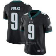 Maglia NFL Limited Bambino Philadelphia Eagles 9 Nick Foles Nero Alternate Stitched Vapor Untouchable