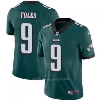 Maglia NFL Limited Bambino Philadelphia Eagles 9 Nick Foles Verde Stitched Vapor Untouchable
