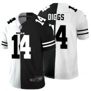 Maglia NFL Limited Buffalo Bills Diggs White Black Split
