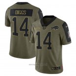 Maglia NFL Limited Buffalo Bills Stefon Diggs 2021 Salute To Service Verde