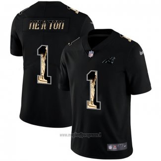 Maglia NFL Limited Carolina Panthers Newton Statue Of Liberty Fashion Nero