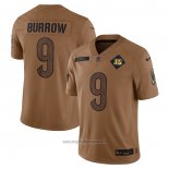 Maglia NFL Limited Cincinnati Bengals Joe Burrow 2023 Salute To Service Marrone