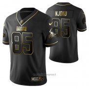 Maglia NFL Limited Cleveland Browns David Njoku Golden Edition Nero