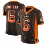 Maglia NFL Limited Cleveland Browns Mayfield Rush Drift Fashion Marrone