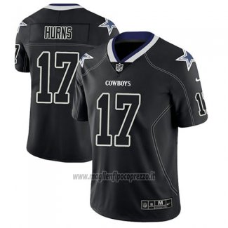 Maglia NFL Limited Dallas Cowboys Allen Hurns Nero Color Rush 2018 Lights Out
