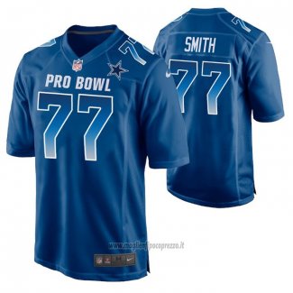 Maglia NFL Limited Dallas Cowboys Tyron Smith 2019 Pro Bowl Blu