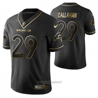 Maglia NFL Limited Denver Broncos Bryce Callahan Golden Edition Nero