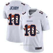 Maglia NFL Limited Denver Broncos Jeudy Logo Dual Overlap Bianco