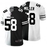 Maglia NFL Limited Denver Broncos Miller White Black Split