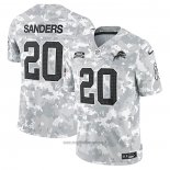 Maglia NFL Limited Detroit Lions Barry Sanders 2024 Salute To Service Retired Grigio