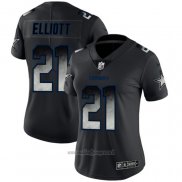 Maglia NFL Limited Donna Dallas Cowboys Elliott Smoke Fashion Nero