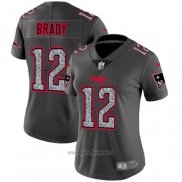 Maglia NFL Limited Donna New England Patriots Brady Static Fashion Grigio