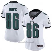 Maglia NFL Limited Donna Philadelphia Eagles 86 Ertz Bianco