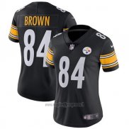Maglia NFL Limited Donna Pittsburgh Steelers 84 Brown Nero