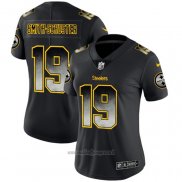 Maglia NFL Limited Donna Pittsburgh Steelers Smith-schuster Smoke Fashion Nero