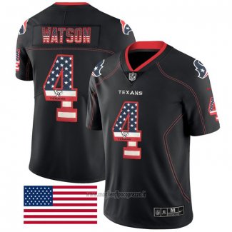Maglia NFL Limited Houston Texans Watson Rush USA Flag Nero